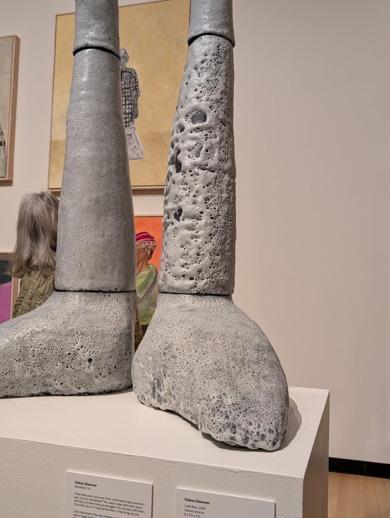 Little Man, glazed ceramic, Spring 2026