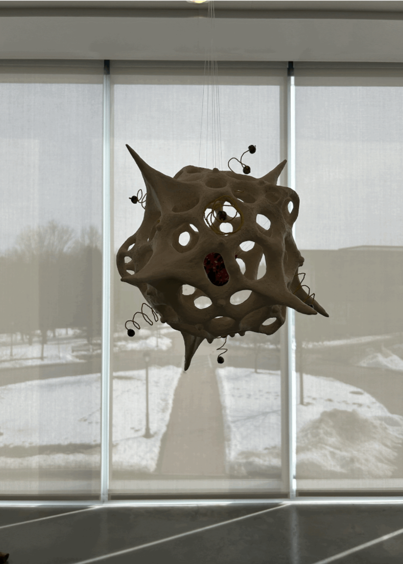 Microcosm 2, handbuilt ceramic and glazed slipcast, Spring 2024